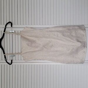 REVOLVE About Us White Gold Snake Mini Dress